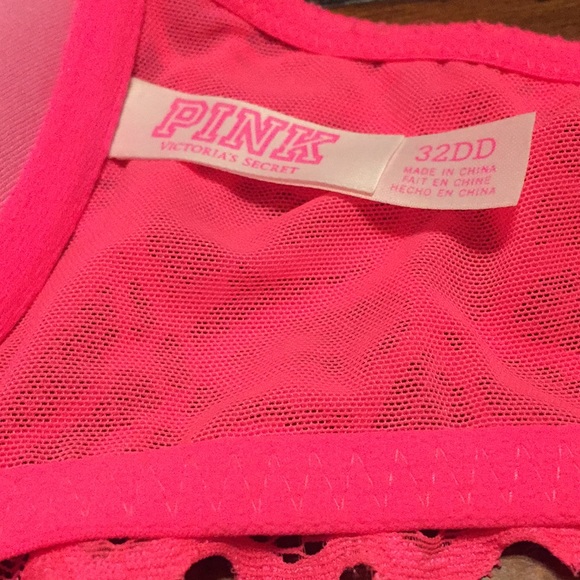 ♦️SOLD♦️Pink Victoria’s Secret Racerback Bra - Picture 4 of 7